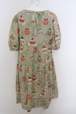 画像3: 【SALE】Jane Marple /Anniversary cakesフラッフィードレス - ミントグレイ O-23-12-29-001-JM-OP-IG-ZT377 (3)