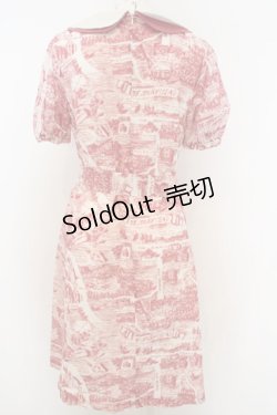 画像2: 【SALE】Jane Marple /Map of STMMワンピース M ローズ O-23-12-29-026-JM-OP-IG-ZT377