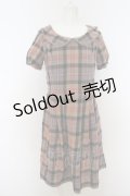 【SALE】Jane Marple /オリジナルタータンのミニワンピース M イエロー O-23-12-29-032-JM-OP-OW-ZT283