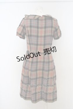 画像2: 【SALE】Jane Marple /オリジナルタータンのミニワンピース M イエロー O-23-12-29-032-JM-OP-OW-ZT283