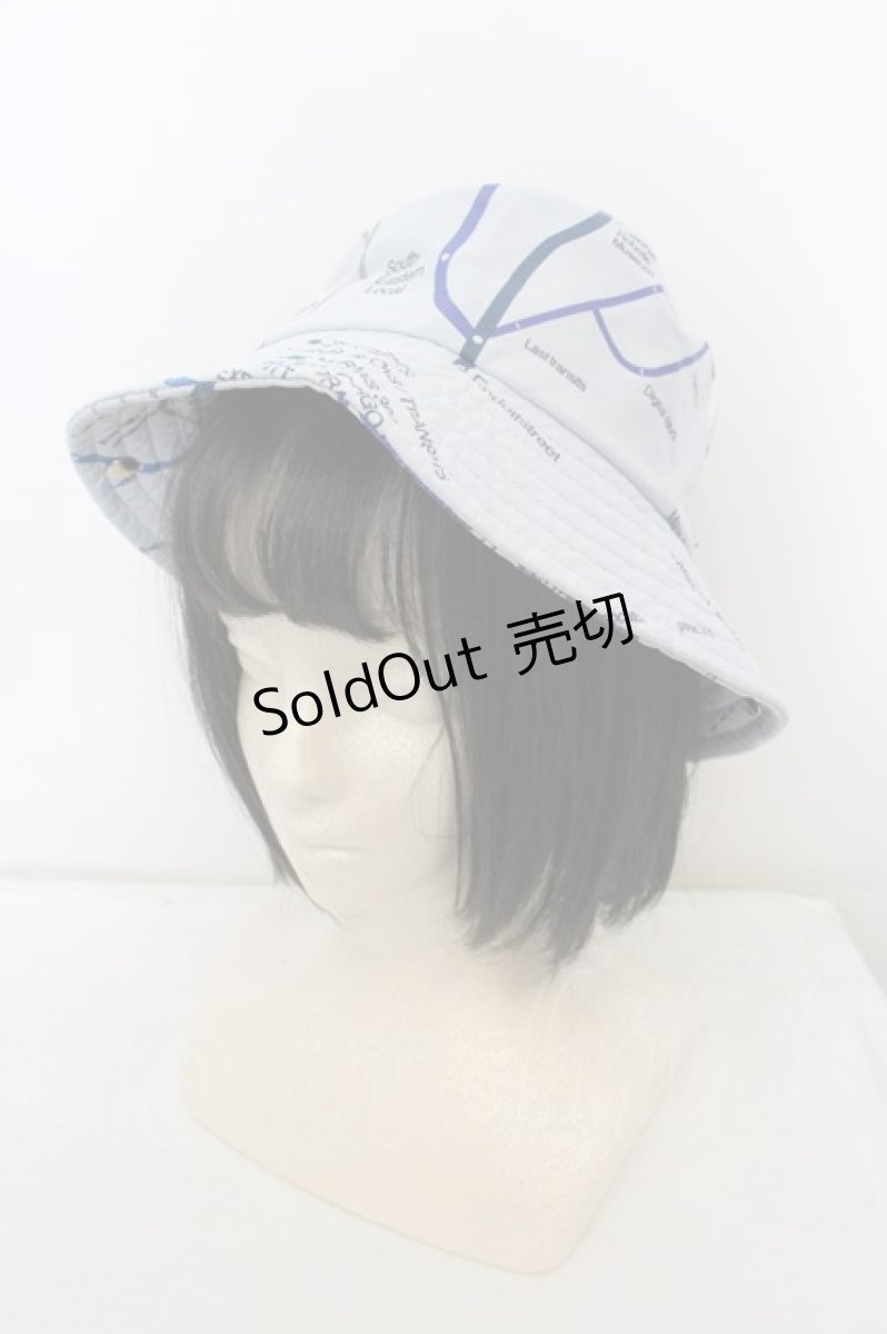 画像1: 【SALE】MILKBOY / BUCKET HAT  サックス O-23-12-31-019-MB-AC-YM-ZT387 (1)