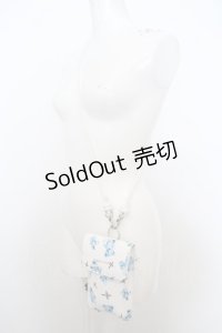 TRAVAS TOKYO / 総柄くまプリントスマートフォンポーチ  ホワイト O-23-12-31-018-PU-BG-YM-ZT286