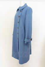 画像2: Jane Marple / ソフトメルトンのライディングコート M ブルー O-24-01-09-014-JM-CO-OW-ZTC029 (2)