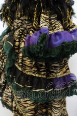 画像3: 【SALE】危機裸裸商店 / タイガーコルセットドレス ケープセット  イエロー×ブラック O-24-01-10-022-GO-CO-IG-ZTC010 (3)