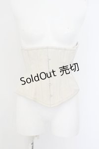 abilletage / レースプリントショートコルセット 2 キナリ O-24-01-14-009-GO-TO-OW-ZS