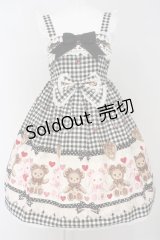 BABY,THE STARS SHINE BRIGHT / くみゃちゃんのSweet Heart CheckジャンパースカートII  クロ O-24-01-14-014-BA-OP-OW-OS