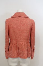 画像2: 【SALE】Jane Marple / 袖リボンツイードコート M ピンク O-24-01-30-1025-JM-CO-AS-ZT245 (2)