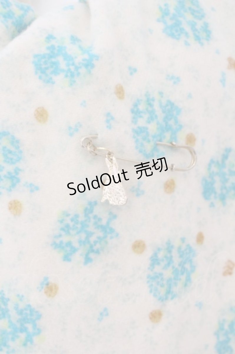 画像2: 【SALE】Franche Lippee / たんぽぽストール  アイボリー×サックス O-24-01-31-068-LO-ZA-IG-ZT342 (2)