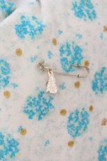 画像2: 【SALE】Franche Lippee / たんぽぽストール  アイボリー×サックス O-24-01-31-068-LO-ZA-IG-ZT342 (2)