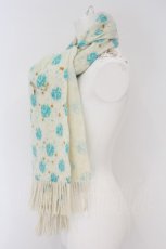 画像3: 【SALE】Franche Lippee / たんぽぽストール  アイボリー×サックス O-24-01-31-068-LO-ZA-IG-ZT342 (3)
