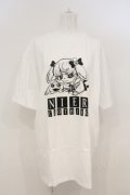 NieR Clothing / プリントBIGTEE  ホワイト O-24-02-07-009-PU-TO-OW-ZY
