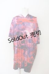 NieR Clothing / HALF SLEEVE PARKA【擬人化】パーカー F レッド O-24-02-11-022-PU-TO-YM-ZY