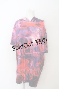 NieR Clothing / HALF SLEEVE PARKA【擬人化】パーカー F レッド O-24-02-11-022-PU-TO-YM-ZY
