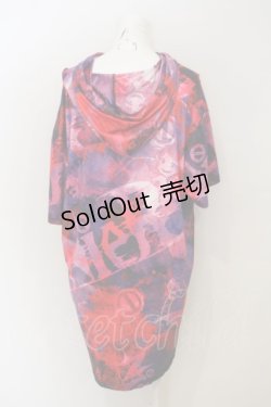 画像2: NieR Clothing / HALF SLEEVE PARKA【擬人化】パーカー F レッド O-24-02-11-022-PU-TO-YM-ZY