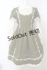 Innocent World / トーションレースワンピース  グリーン×キナリ O-24-02-12-034-IW-OP-OW-OS