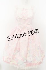 Angelic Pretty / Dream Fantasyジャンパースカート  ピンク O-24-02-12-046-AP-OP-OW-OS