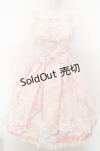 Angelic Pretty / Dream Fantasyジャンパースカート  ピンク O-24-02-12-046-AP-OP-OW-OS