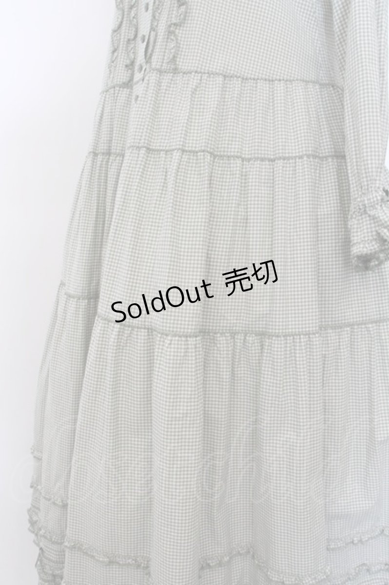 画像3: PINK HOUSE / gingham hood dress  ハッカ O-24-02-12-085-LO-OP-IG-OS (3)