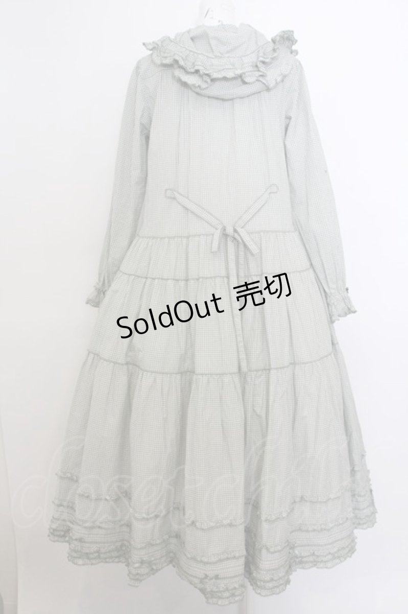 画像4: PINK HOUSE / gingham hood dress  ハッカ O-24-02-12-085-LO-OP-IG-OS (4)