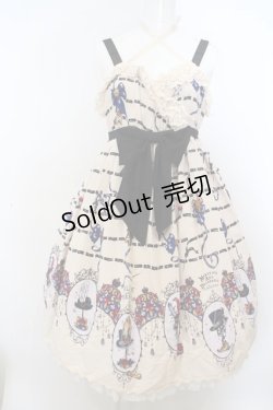 画像1: ALICE and the PIRATES / Trick Hat, Pricked Heartベビードールジャンパースカート  エクリュ(生成) O-24-02-12-024-PA-OP-YM-OS