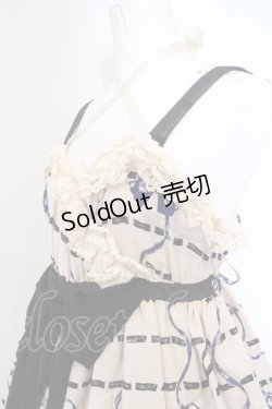 画像2: ALICE and the PIRATES / Trick Hat, Pricked Heartベビードールジャンパースカート  エクリュ(生成) O-24-02-12-024-PA-OP-YM-OS