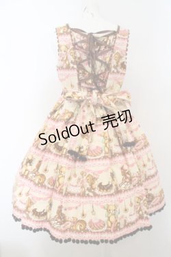 画像4: Angelic Pretty / Little Bear's Cafeジャンパースカート  生成り O-24-02-20-1014-AP-OP-IG-OS