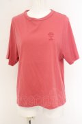 Jane Marple Dans Le Saｌon / Soft t-cloth logo embroidery T-shirt M ピンク O-24-02-21-052-JM-TS-IG-OS