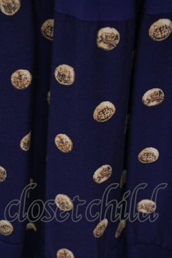 画像2: Jane Marple Dans Le Saｌon / Granny’s buttons tiered skirt M ネイビー O-24-02-26-017-JM-SK-IG-OS