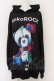 画像1: anko ROCK / ロゴパンダパーカー - レッド O-24-02-28-082-PU-TO-YM-ZT129 (1)