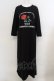 画像1: RNA / モンスターローズプリントマキシTシャツワンピース M ブラック O-24-02-28-102-PU-OP-IG-ZT142 (1)