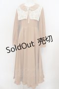 Maison de FLEUR / 星に届きそうなワンピース M ベージュ O-24-02-28-018-LO-OP-YM-ZT333