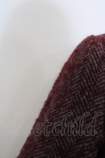 画像3: 【SALE】an another angelus / ヘリンボーンフィットandフレアーコート  ワイン O-24-02-29-068-CA-CO-IG-ZTC019 (3)