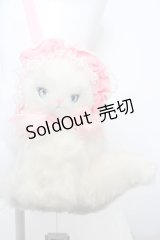 Angelic Pretty / きまぐれCatぬいぐるみポーチ (2015 3rd Release)  シロ×ピンク O-24-02-29-1044-AP-BG-IG-OS