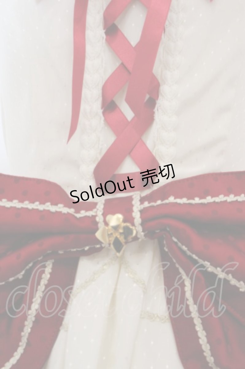 画像3: BABY,THE STARS SHINE BRIGHT / 時計うさぎのHEART TRUMPジャンパースカート  生成り O-24-02-29-1010-BA-OP-IG-OS (3)