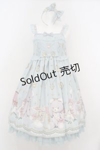 Angelic Pretty / Charlotte's Bear SpecialジャンパースカートSet  サックス O-24-02-29-1023-AP-OP-IG-OS