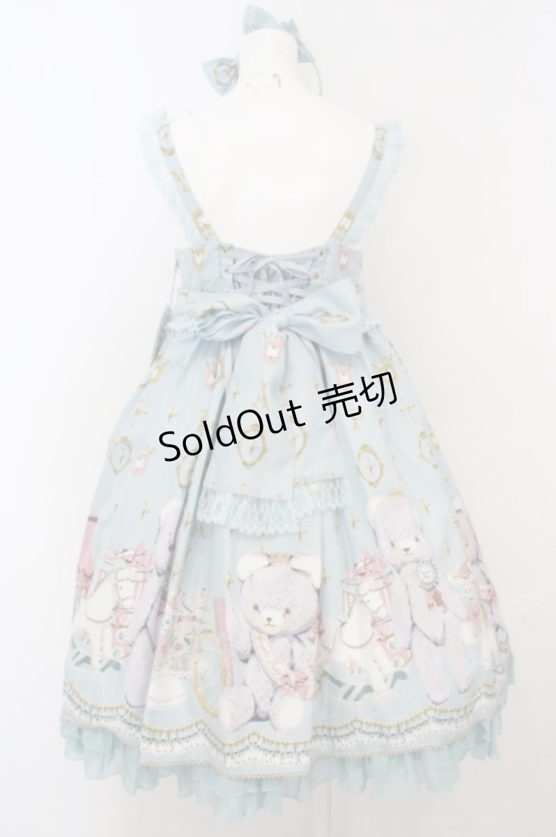 画像3: Angelic Pretty / Charlotte's Bear SpecialジャンパースカートSet  サックス O-24-02-29-1023-AP-OP-IG-OS (3)