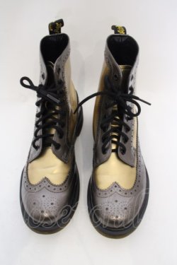画像3: Dr.Martens （Getta Grip） / HARRIE 8ホールブーツ UK6（約25cm） ゴールド O-24-02-29-2034-PU-SH-YM-ZT-K002