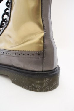 画像5: Dr.Martens （Getta Grip） / HARRIE 8ホールブーツ UK6（約25cm） ゴールド O-24-02-29-2034-PU-SH-YM-ZT-K002