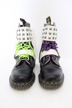 画像2: Dr.Martens （Getta Grip） / JOSKA STUD ブーツ UK6（約25cm） ブラックｘホワイト O-24-02-29-2035-PU-SH-YM-OS