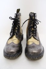 画像2: Dr.Martens （Getta Grip） / HARRIE 8ホールブーツ UK6（約25cm） ゴールド O-24-02-29-2034-PU-SH-YM-ZTK002 (2)