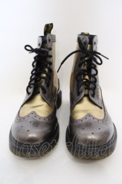 画像2: Dr.Martens （Getta Grip） / HARRIE 8ホールブーツ UK6（約25cm） ゴールド O-24-02-29-2034-PU-SH-YM-ZT-K002