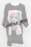MILKBOY / NEVER LISTEN Tシャツ【阪急うめだ限定】 XL ブラック O-24-03-06-041-MB-TO-OW-OS