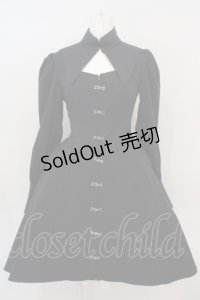 ATELIER BOZ / クラリッサワンピース L ブラック×ブラック O-24-03-06-005-EL-OP-IG-OS