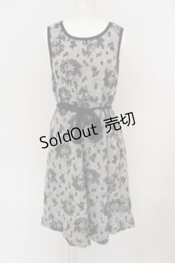 画像1: 【SALE】Franche Lippee / もけもけうさぎノースリーワンピース M クロ O-24-03-11-051-LO-OP-OW-ZT072