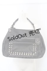 artherapie / アランジュスタッズ2WAYショルダーバッグ（ショルダー欠品）  ブラック O-24-03-12-074-GO-BG-OW-ZT274