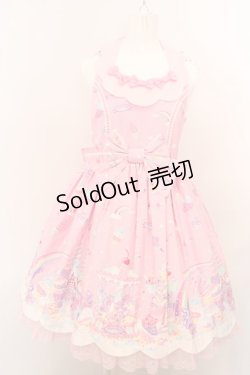 画像1: Angelic Pretty / MilkyPlanetジャンパースカート  ピンク O-24-03-13-1005-AP-OP-OW-OS