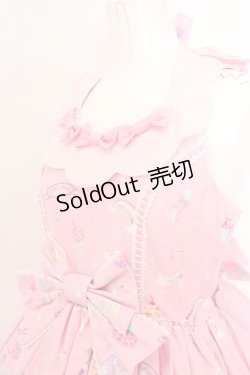 画像2: Angelic Pretty / MilkyPlanetジャンパースカート  ピンク O-24-03-13-1005-AP-OP-OW-OS