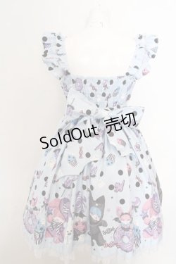 画像4: Angelic Pretty / Happy Treat Partyジャンパースカート  サックス O-24-03-13-1001-AP-OP-OW-OS