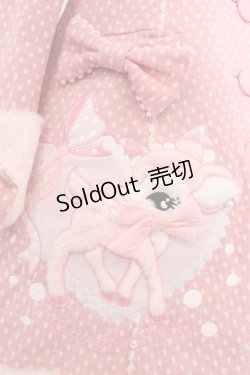 画像3: Angelic Pretty / COAT  小鹿のミルキーちゃんアップリケコート  ピンク O-24-03-13-1014-AP-CO-IG-OS