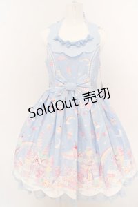 Angelic Pretty / MilkyPlanetジャンパースカート  サックス O-24-03-13-2039-AP-OP-OW-OS